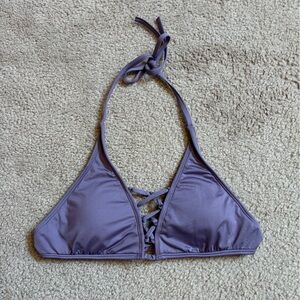 Women’s Purple Shade and Shore Halter Bikini Top
